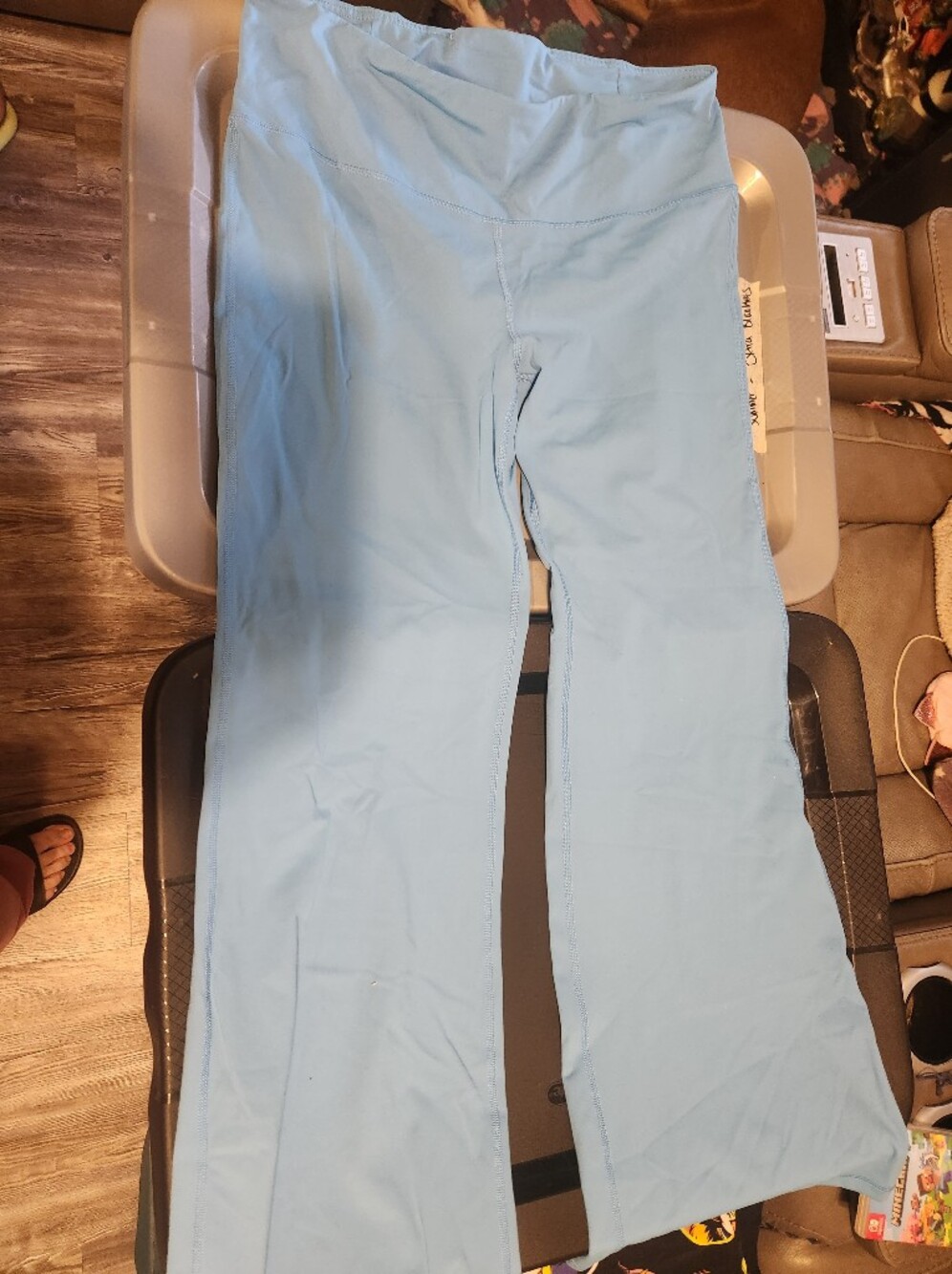 Women's Light Blue Casual Pants